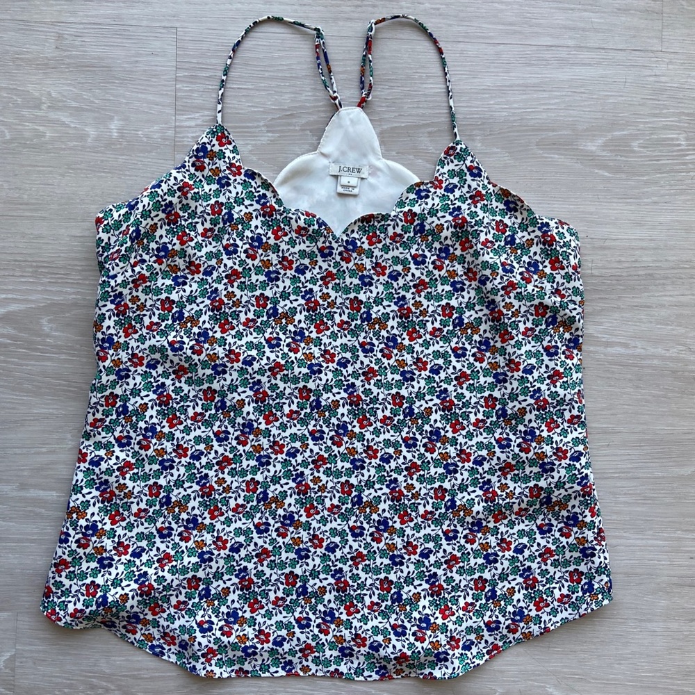 J Crew tank top blouse